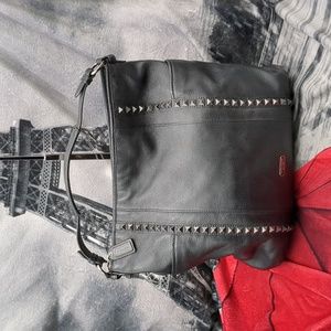 Coach Park leather pyramid